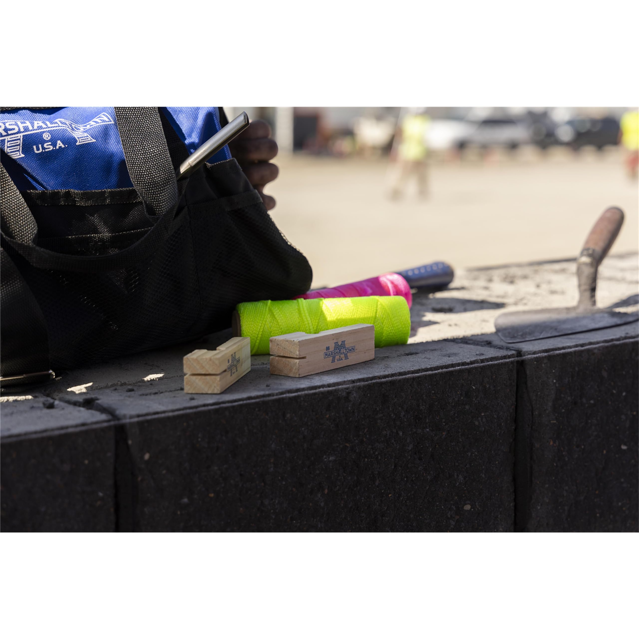 Archaeology and masonry scenarios benefit from durable line for straight markings
