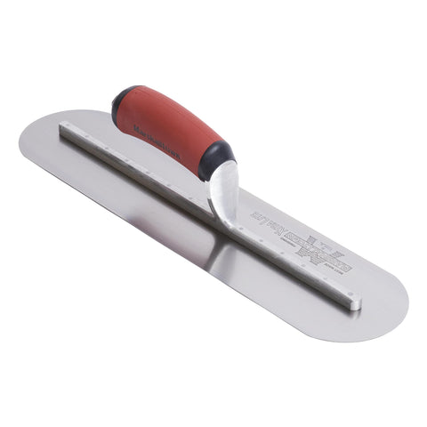 Marshalltown MXS66FRD high carbon steel blade close-up for durability.