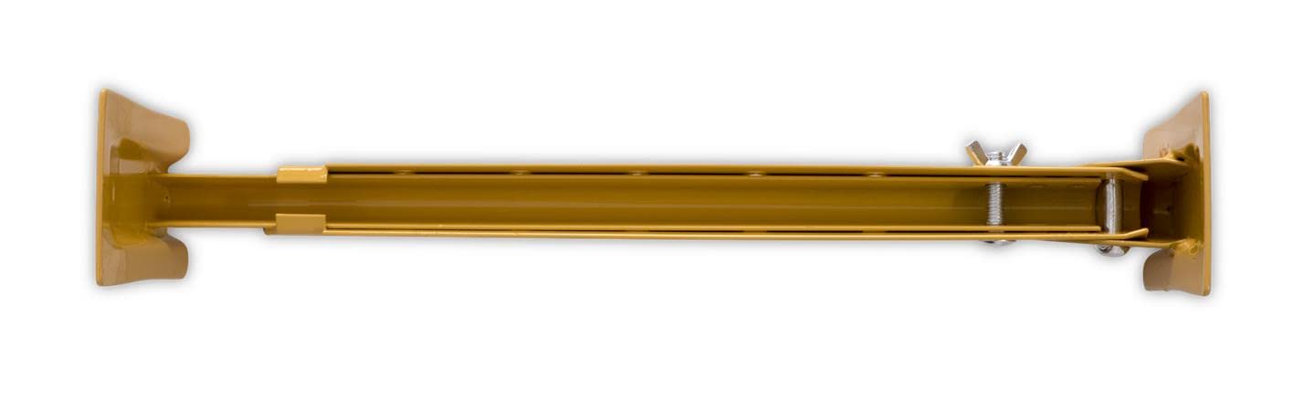 Close-up of MARSHALLTOWN QLT brick tongs' metal construction detail