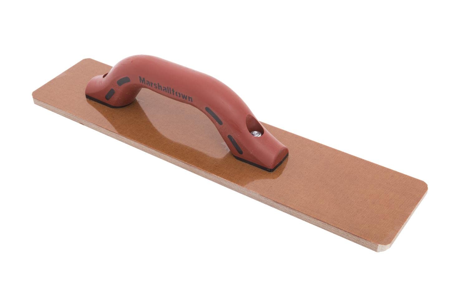 DuraSoft handle on the MARSHALLTOWN resin hand float for comfortable long smoothing sessions.