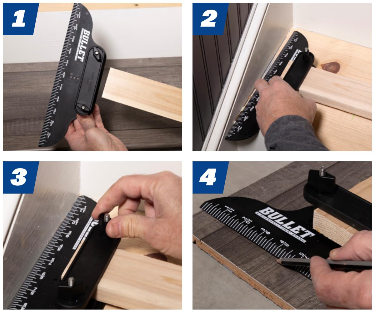 MARSHALLTOWN STT template-tool versatility supports stair tread and riser work.