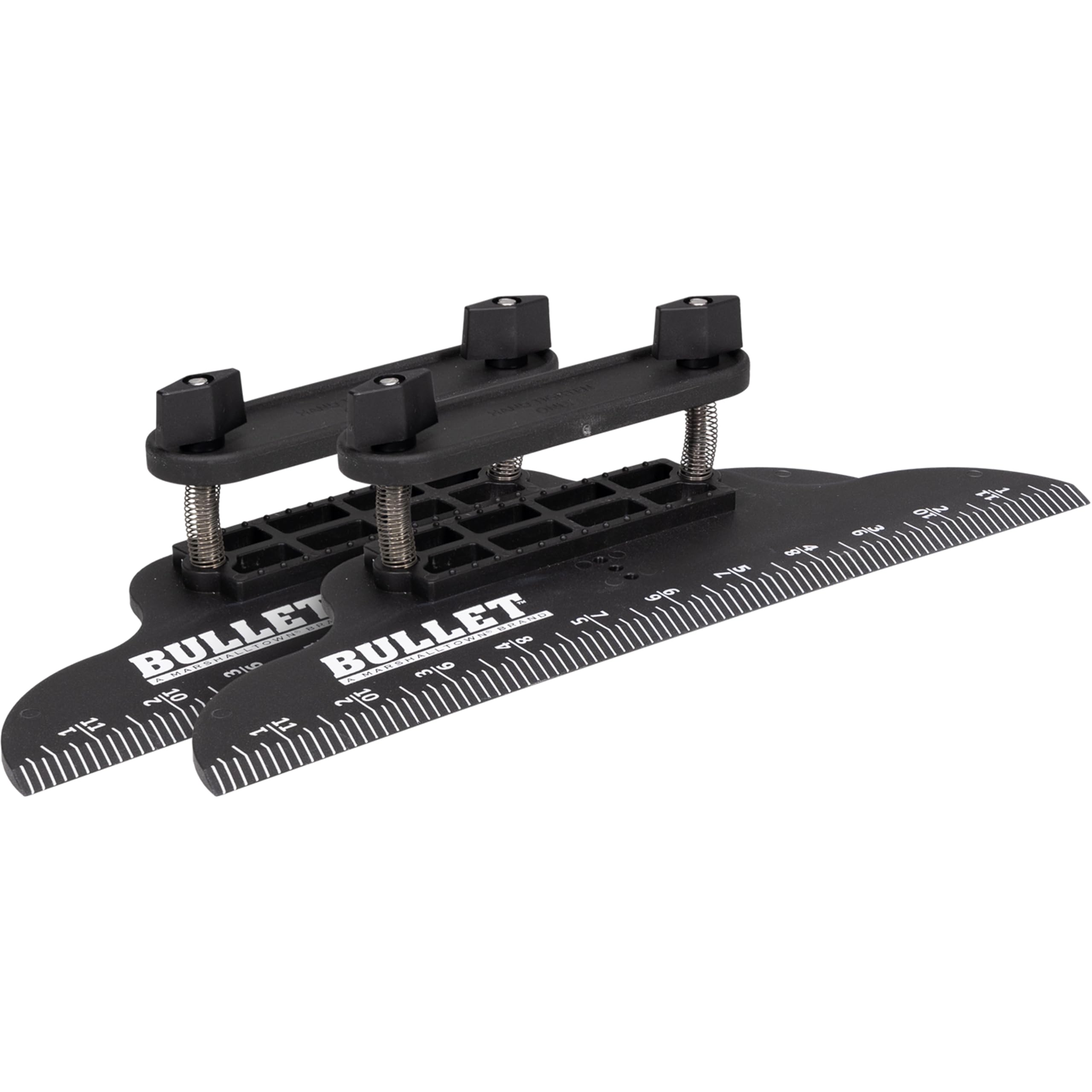 MARSHALLTOWN STT helps measure treads and risers quickly for accurate cuts.