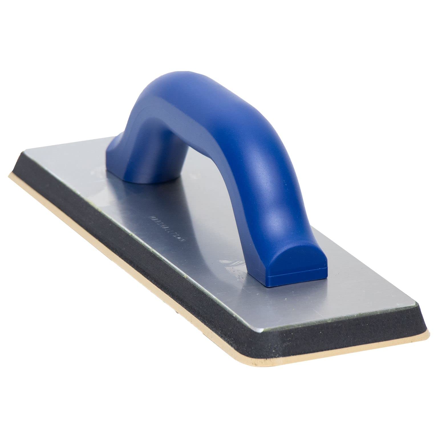 Marshalltown tile grouter float gum rubber face for even grout pressure.