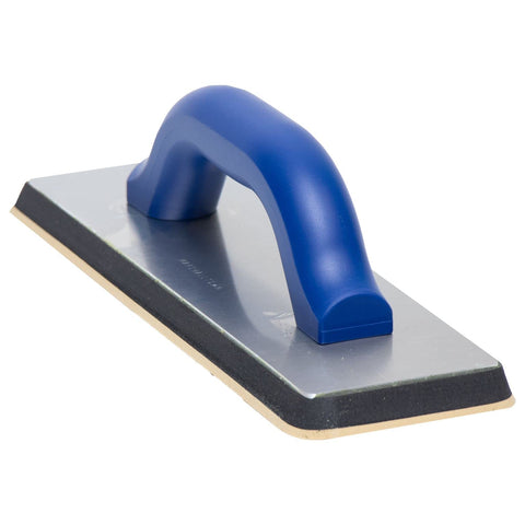 Marshalltown tile grouter float gum rubber face for even grout pressure.