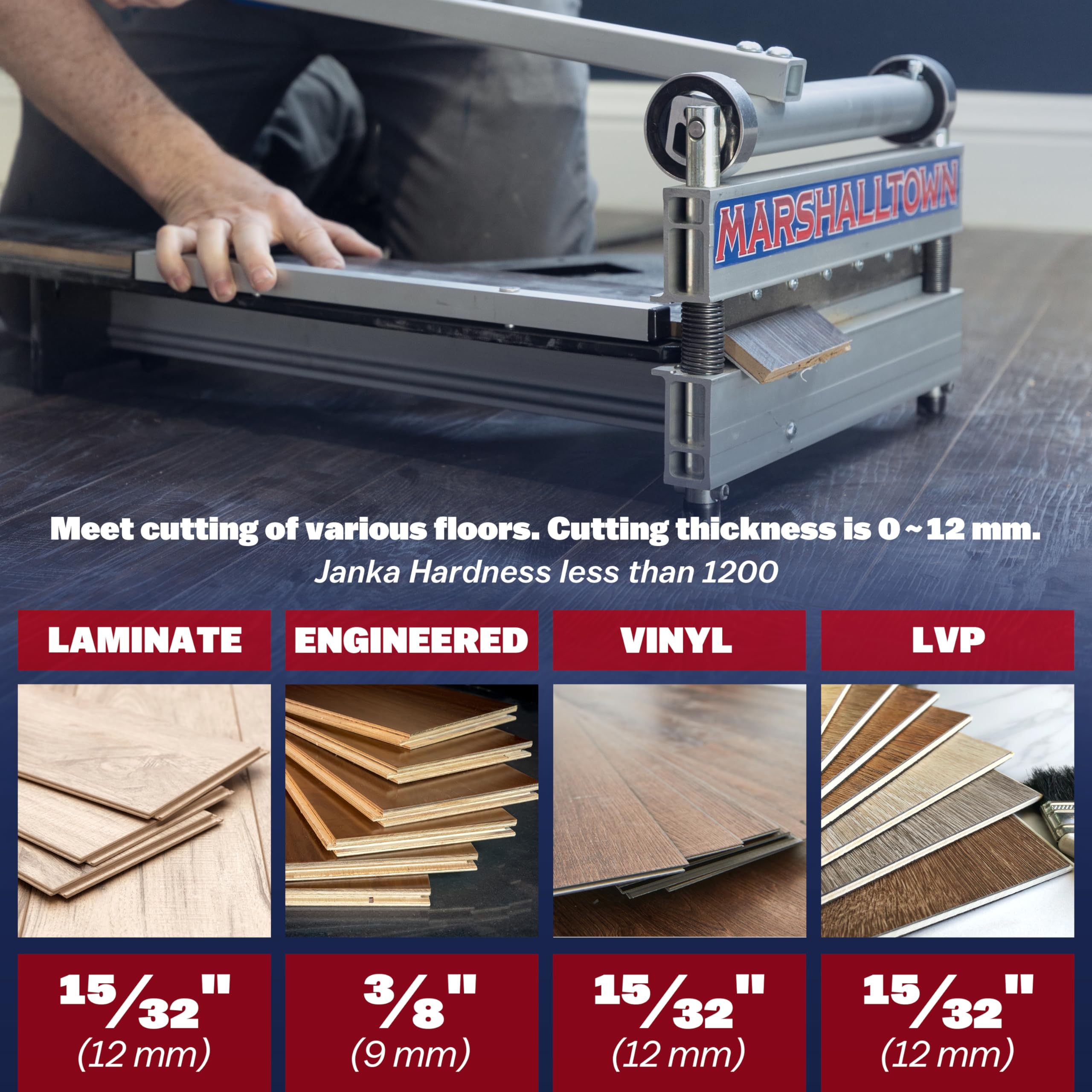 MARSHALLTOWN Ultra-Lite 9in cutter enables dust-free, quiet cuts without power