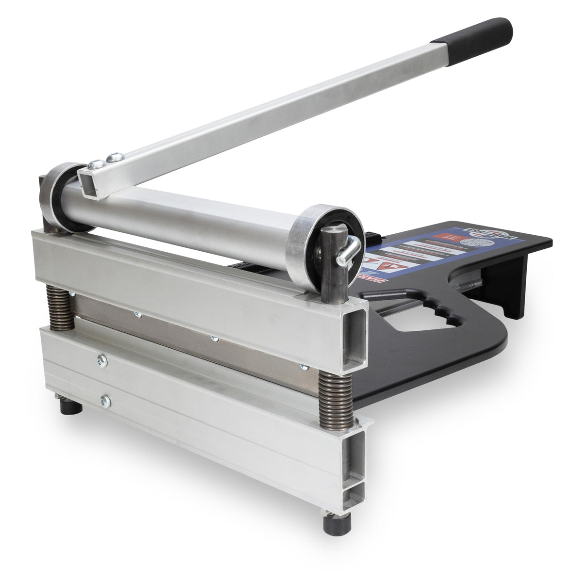 Marshalltown Ultra-Lite flooring cutter front view showing compact design for precise cuts