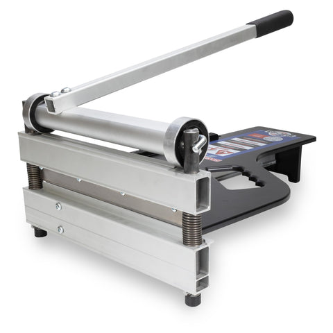 Marshalltown Ultra-Lite flooring cutter front view showing compact design for precise cuts