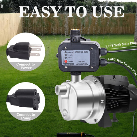 MARSTEK IP65 controller LED indicators signal status during pump automation
