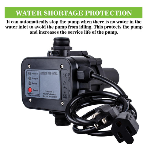 MARSTEK IP65 controller with two power cables for easy connection