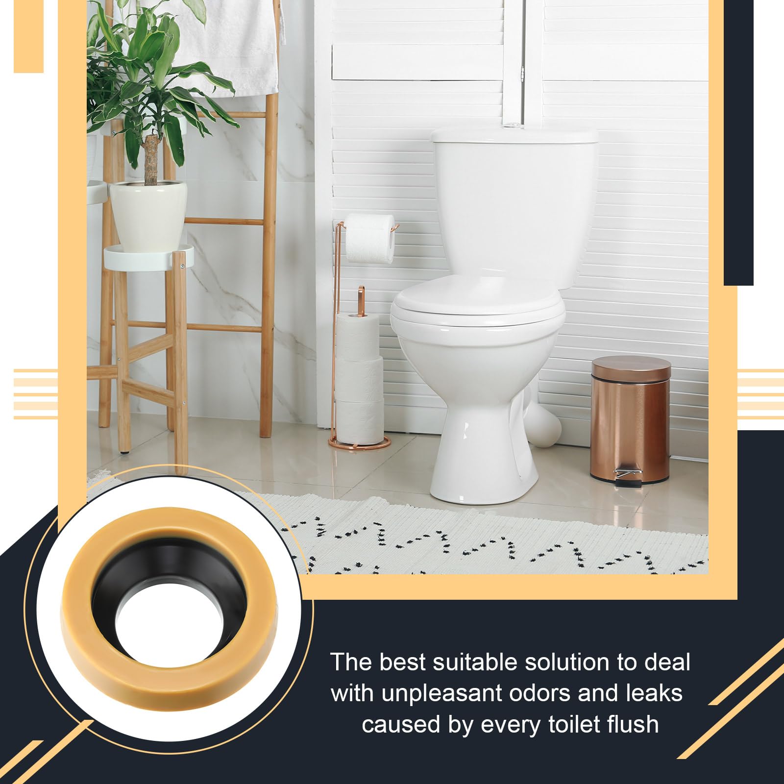 Marsui universal wax rings support cleaner restrooms at home or work.