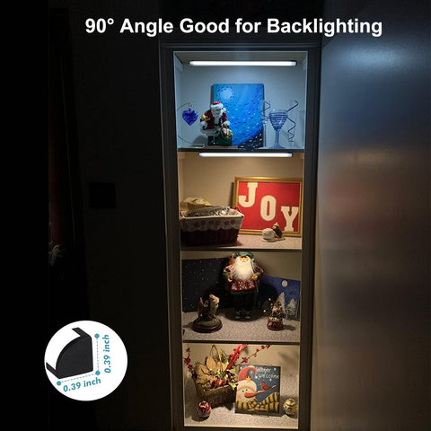Martronic adhesive-mount LED bar easily secures to bookcases and cabinets.