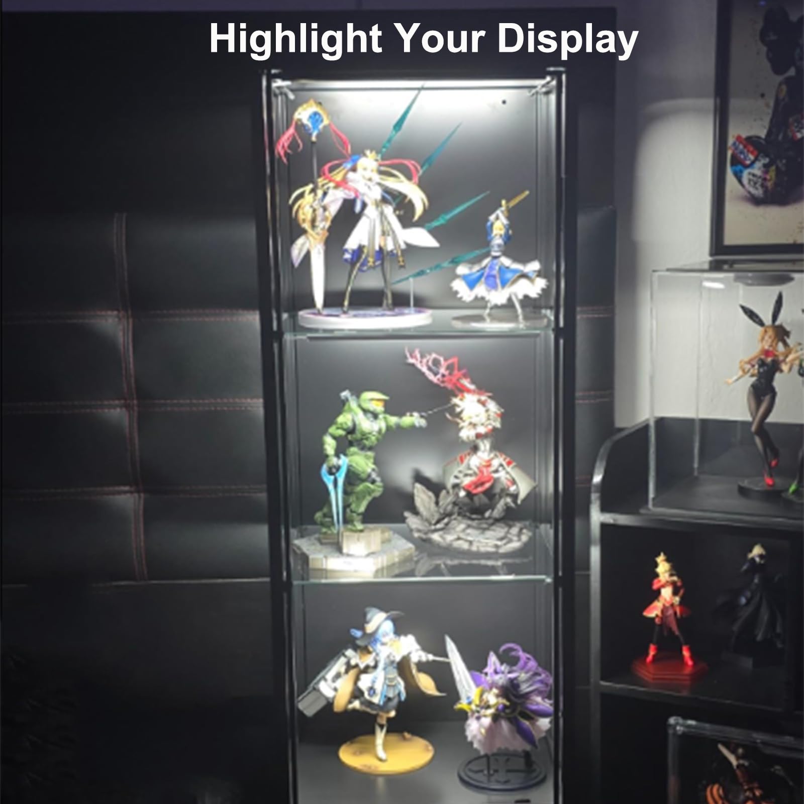 Martronic dimmable LED bar offers adjustable brightness on display shelves.