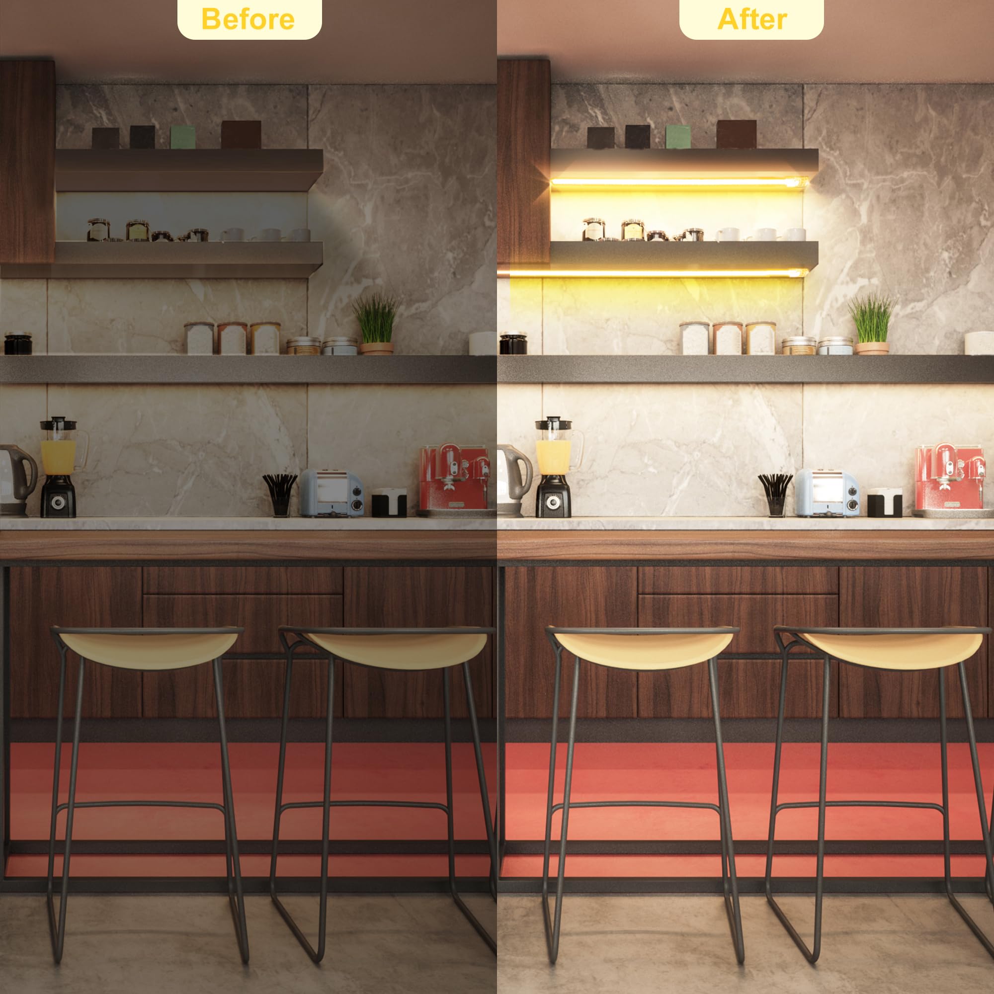 Martronic COB LED strip delivers seamless brightness with no hotspots.