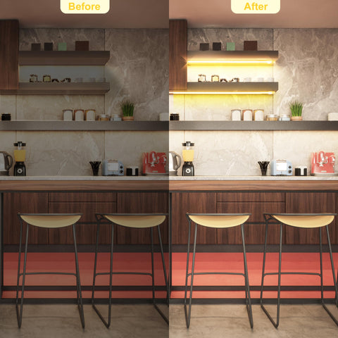 Martronic COB LED strip delivers seamless brightness with no hotspots.