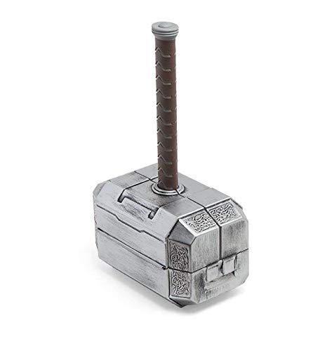 Marvel Thor hammer tool set close-up shows durable Mjolnir-inspired design