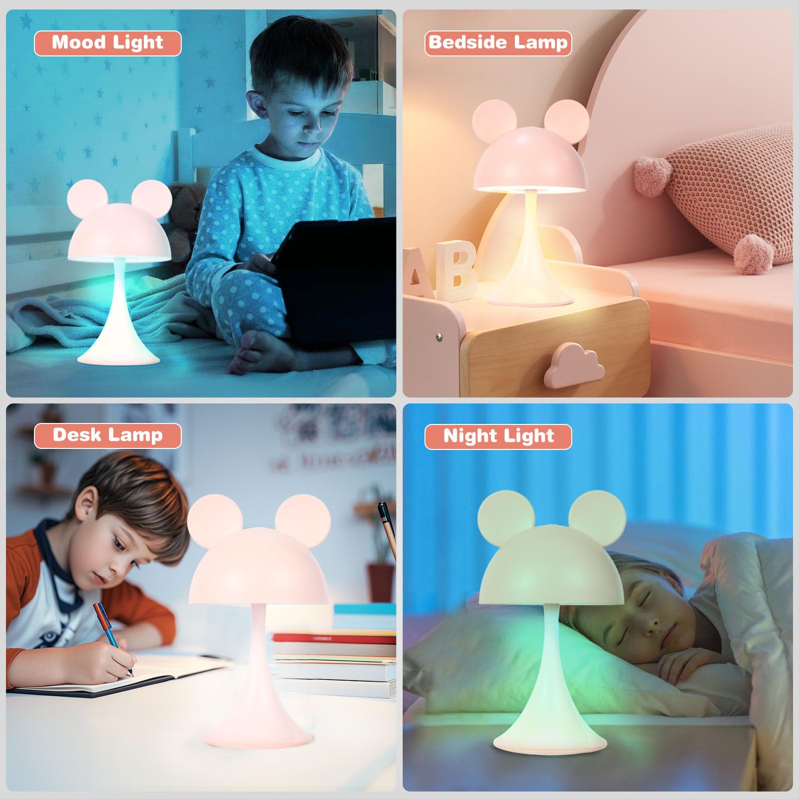 MARZIUS bedside reading lamp provides warm, adjustable light for late-night reading