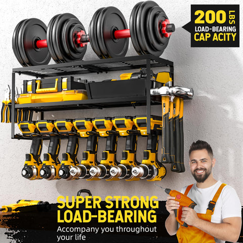 Masadi heavy-duty steel frame supports large tools securely