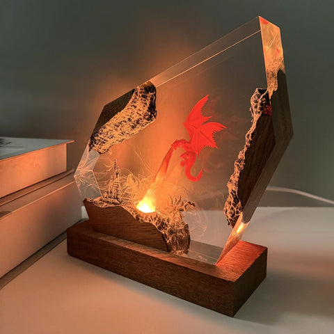 MASDEC Fire Dragon lamp gift-ready packaging for gifting
