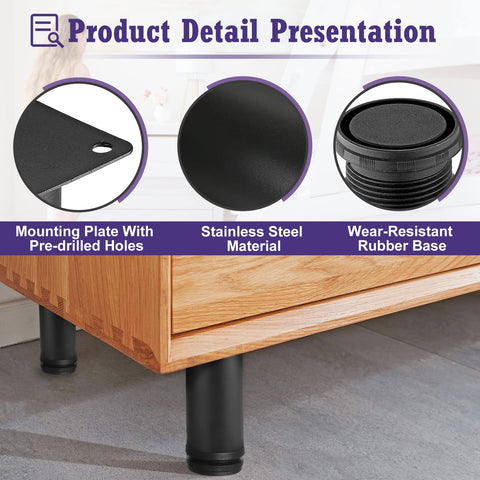 Masendelk ABS base reduces movement noise and wear during use