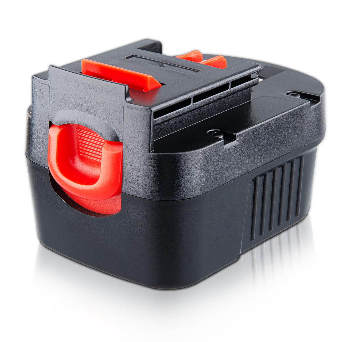Masione 12V HPB12 replacement battery for Black and Decker, ready for quick swap.