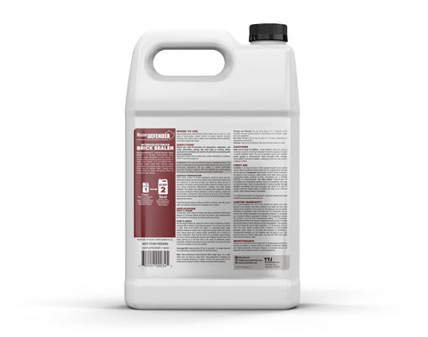 MasonryDefender Brick Sealer water-based formula reduces odors for comfortable indoor spaces.
