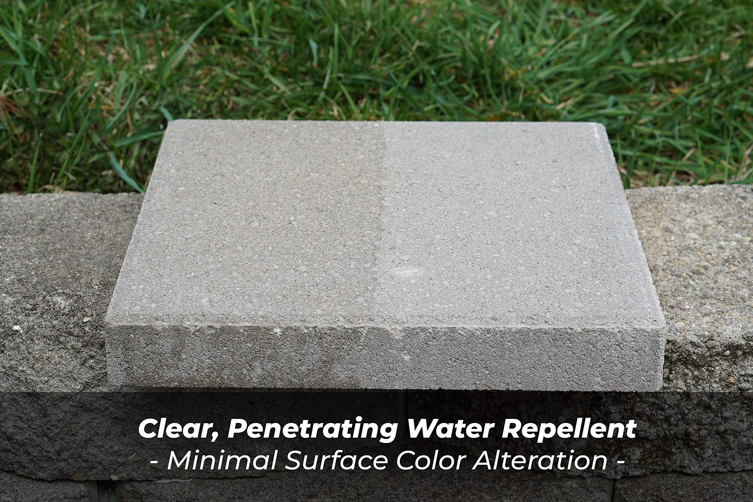 The MasonryDefender patio sealing is in action with a breathable formula.