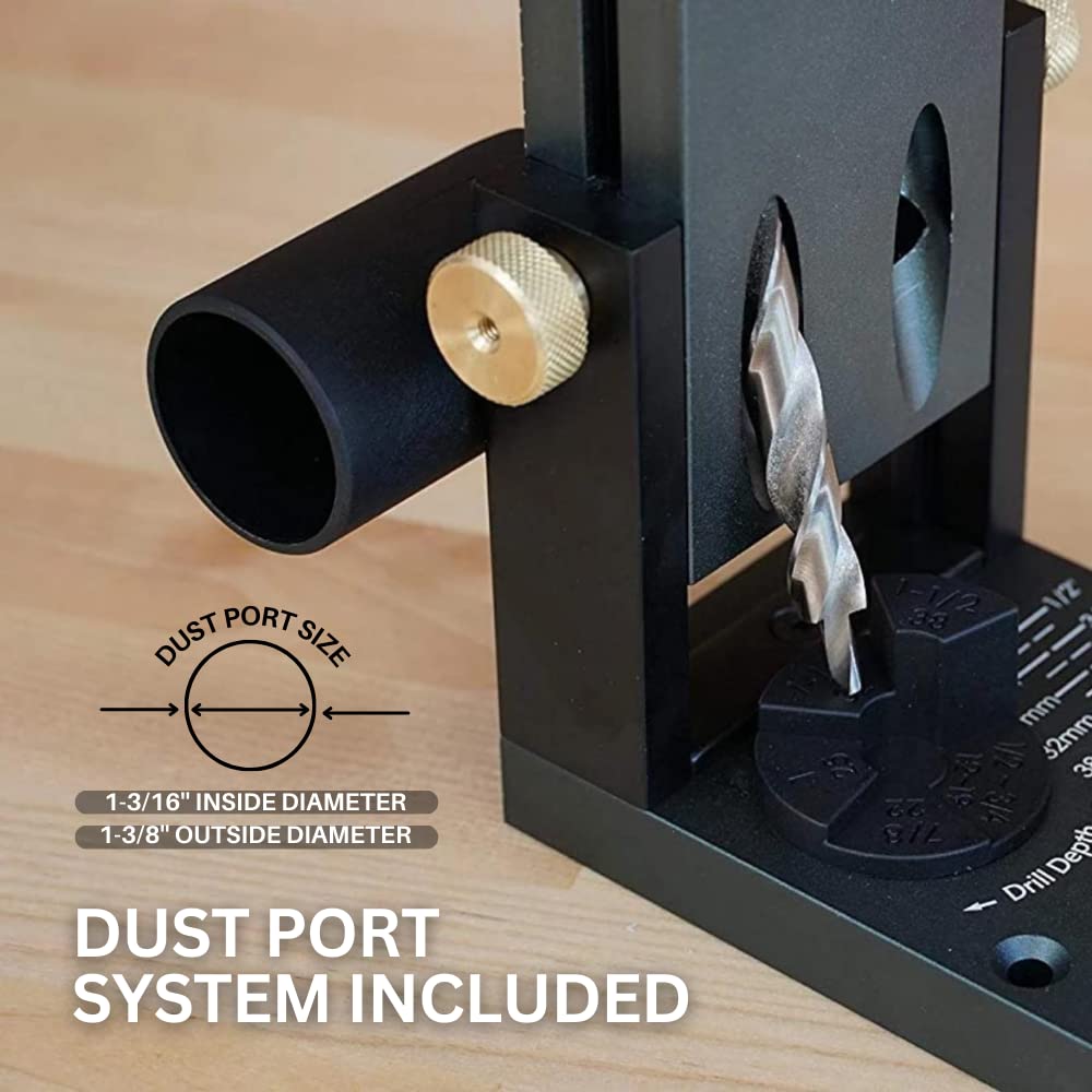 Massca Pro M2 hole precision for clean, accurate holes.