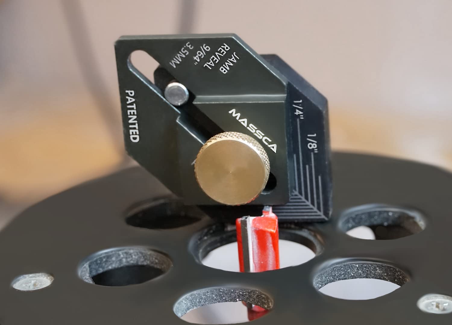 Massca Revealer pocket multitool fits in a belt for quick measurements.