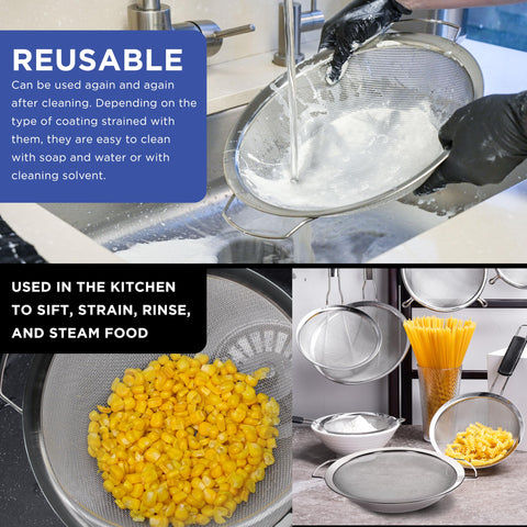 Master Airbrush kitchen-friendly 60-mesh filter for rinsing and sifting