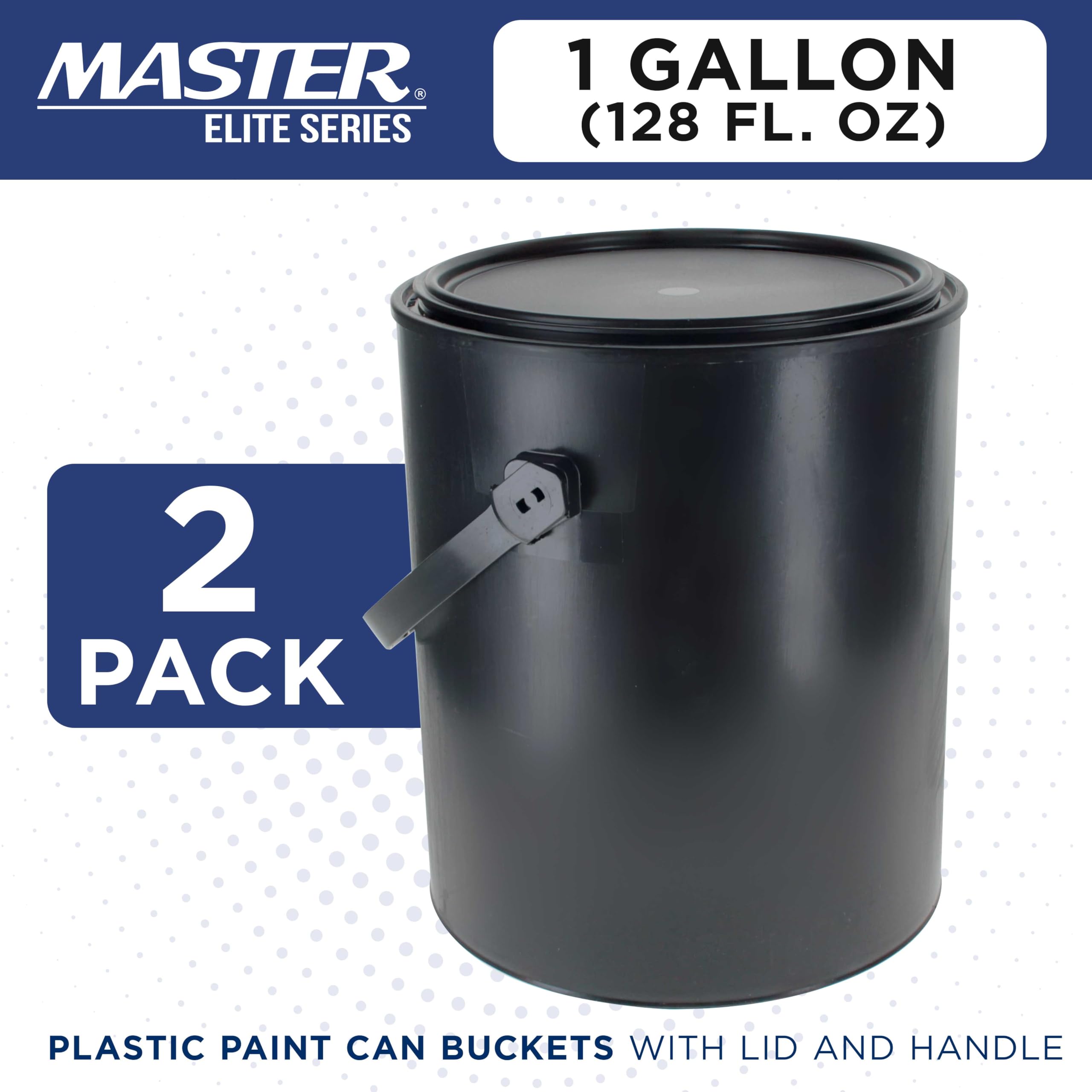 Master Airbrush Master Elite 1-gallon plastic can full view highlighting dent and rust resistance