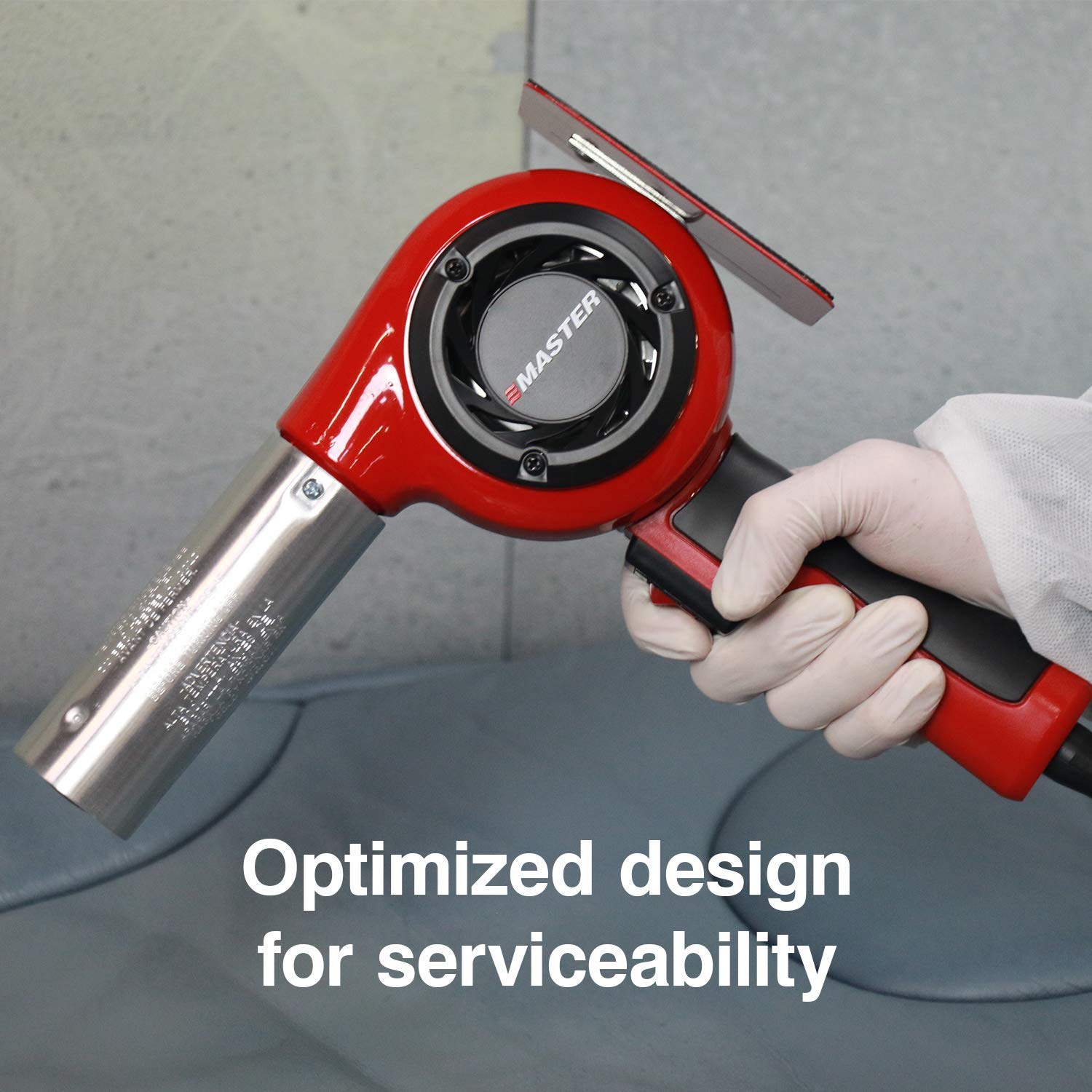 Industrial die-cast aluminum construction of HG-501D withstands daily use.