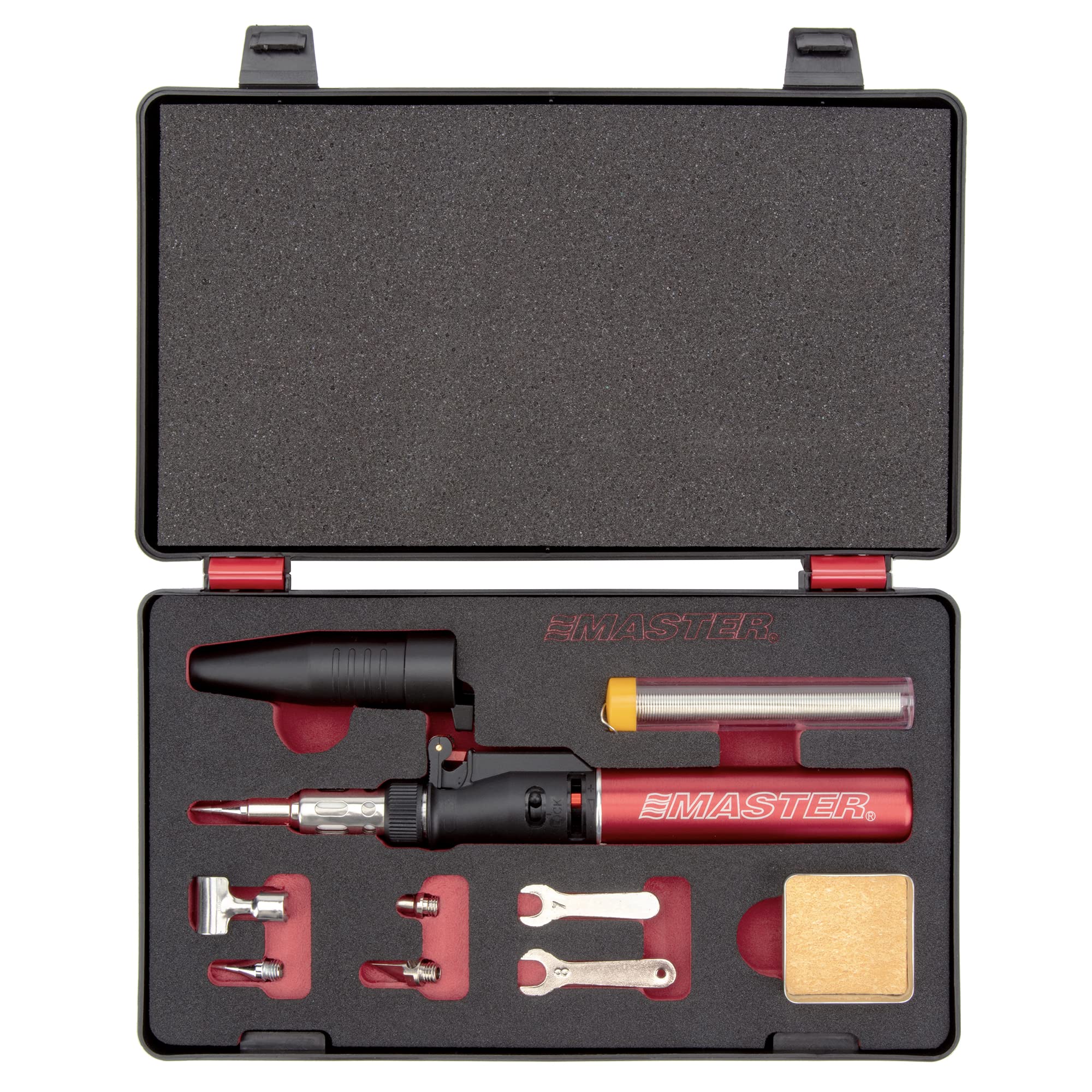 Master Appliance PI-40SiK kit in a hard-shell case ready for portable soldering tasks