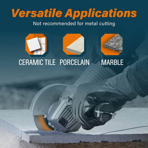 Master Depot ultra-thin 1.6 mm blade reducing resistance for faster cuts.