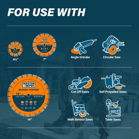 Master Depot blade for terrazzo and granite with smooth results