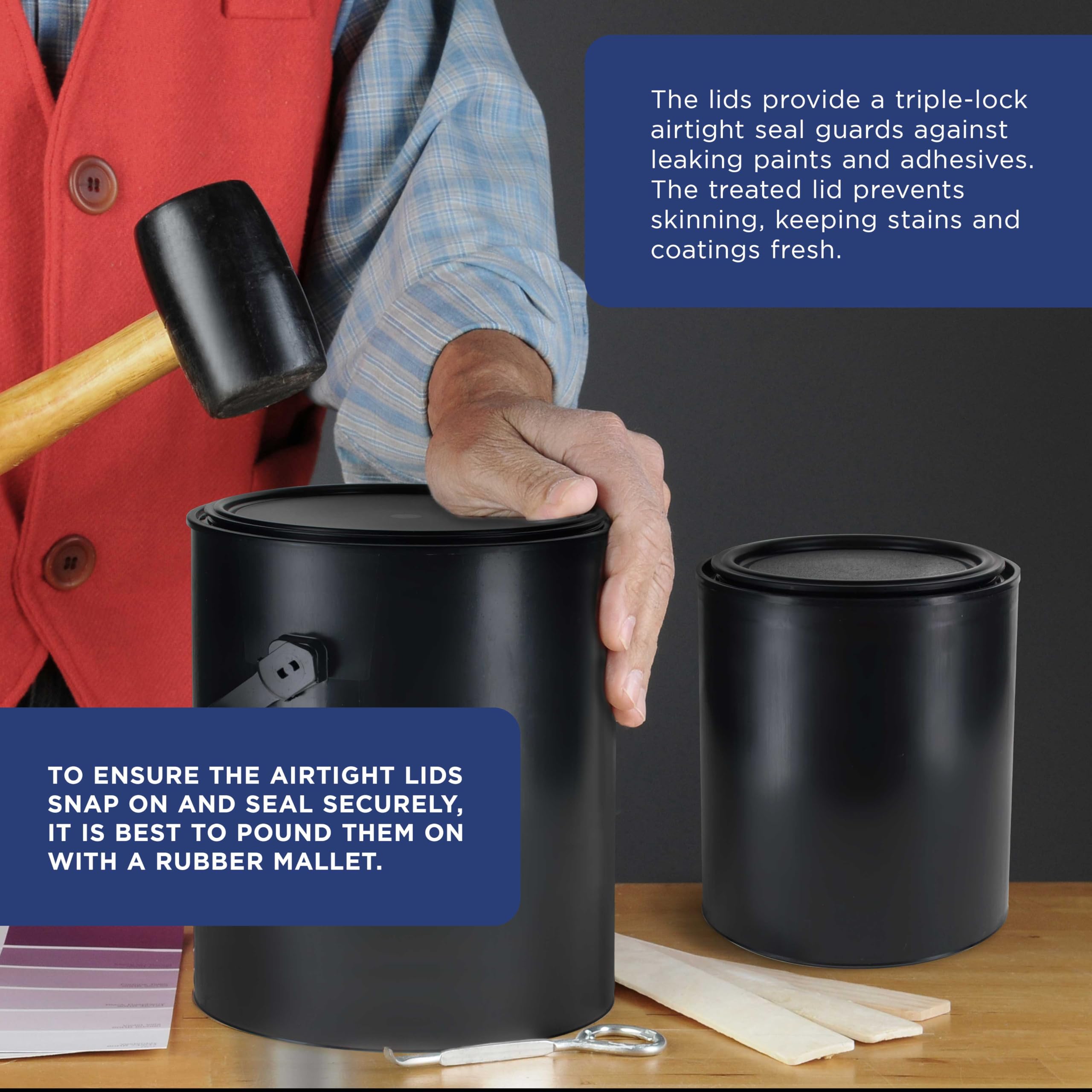 Master Elite odor resistant polypropylene body helps preserve coatings