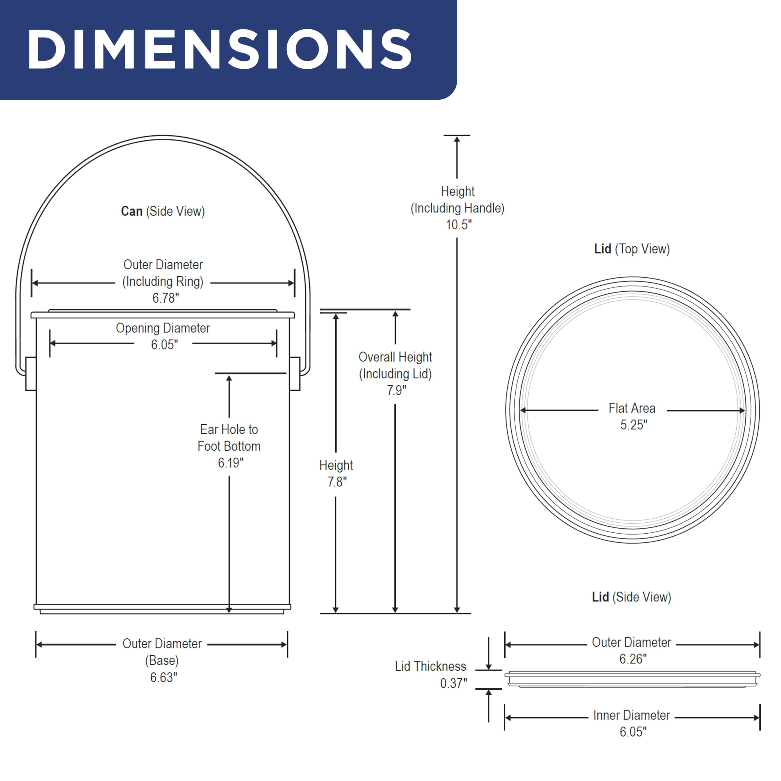 Master Elite triple-lock lid on can showing leak resistance and freshness