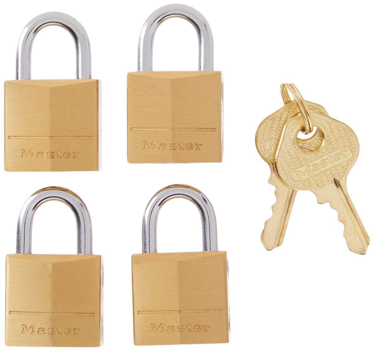 Master Lock 120Q solid brass padlock body for durable indoor security