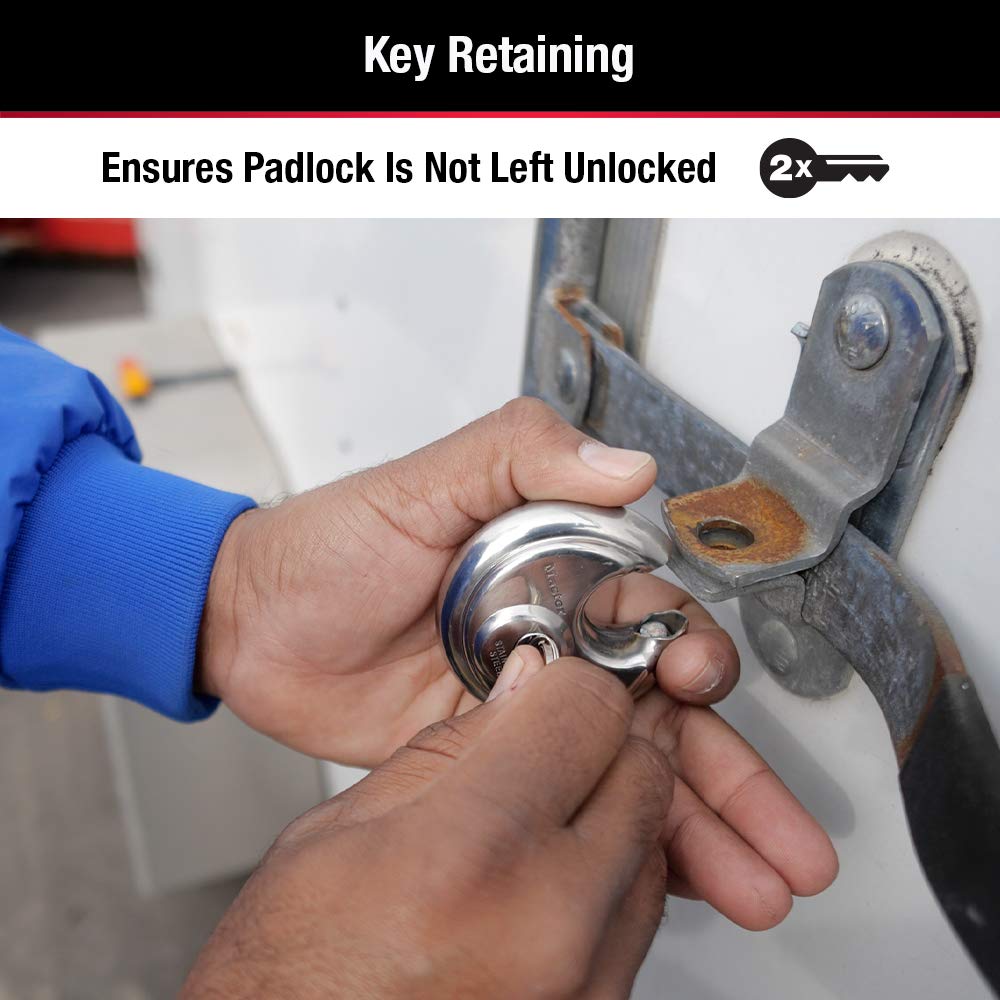 Master Lock 40TRI suitable for indoor and outdoor use in various environments.