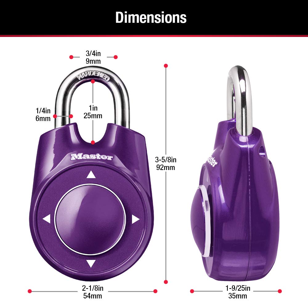 Master Lock color options add variety for lockers