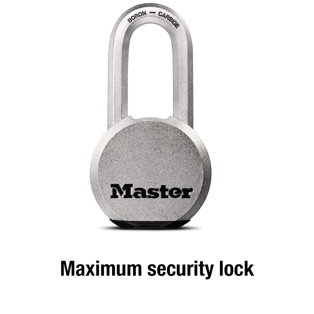 Master Lock Magnum five-pin cylinder improves resistance to picking.