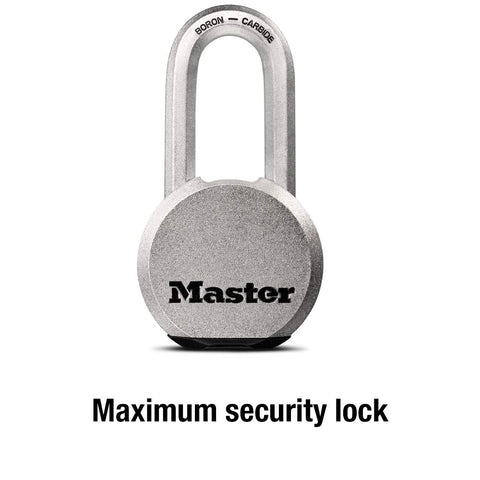 Master Lock Magnum five-pin cylinder improves resistance to picking.