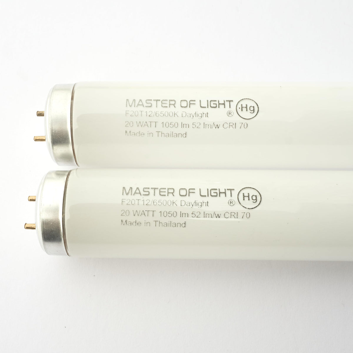 Master Of Light F20T12/D 2-pack bulbs front view for bright daylight tasks