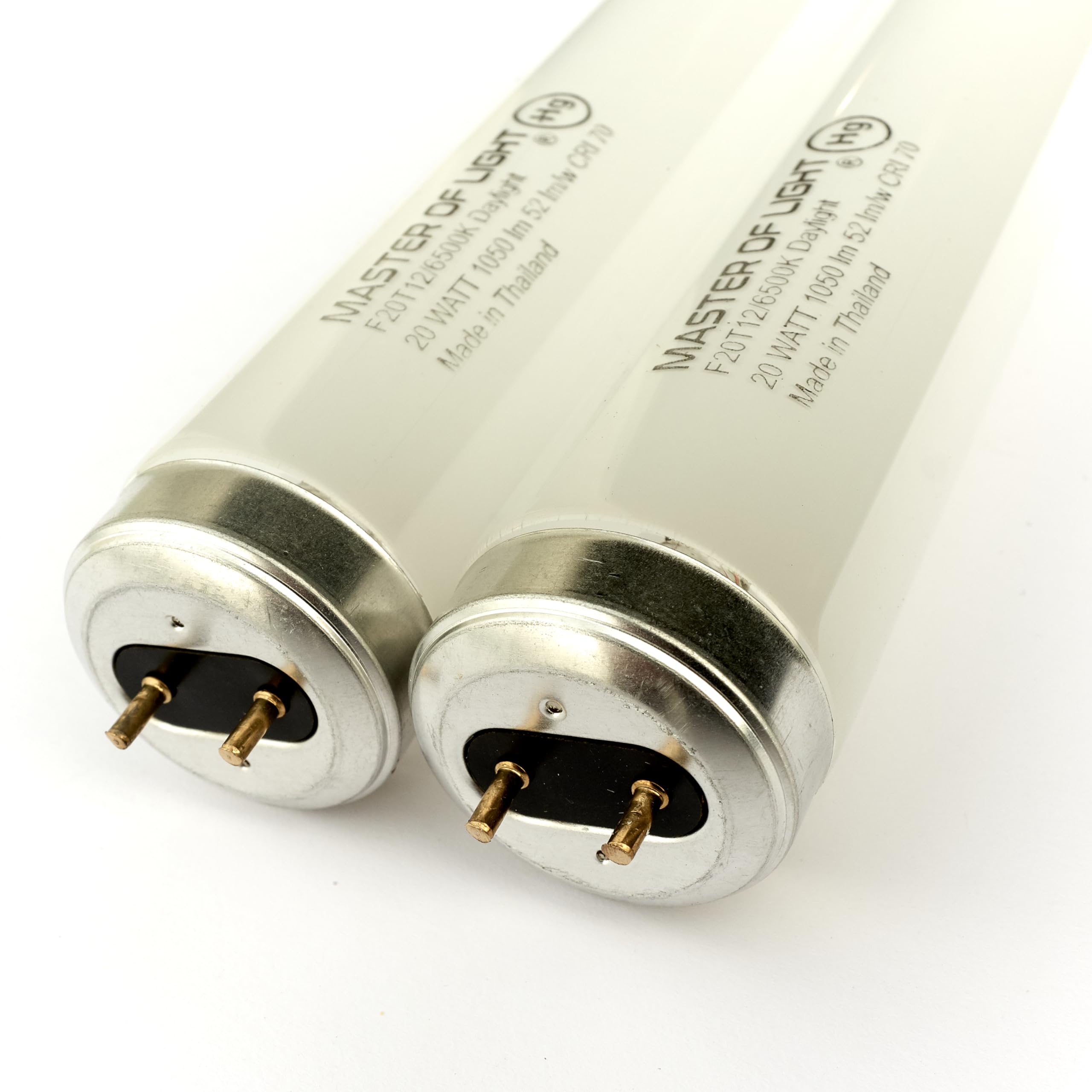 Master Of Light F20T12/D 2-pack packaged for easy replacement