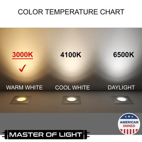 Master Of Light two-pack F20T12 bulbs; durable design with non-dimmable operation for steady lighting.