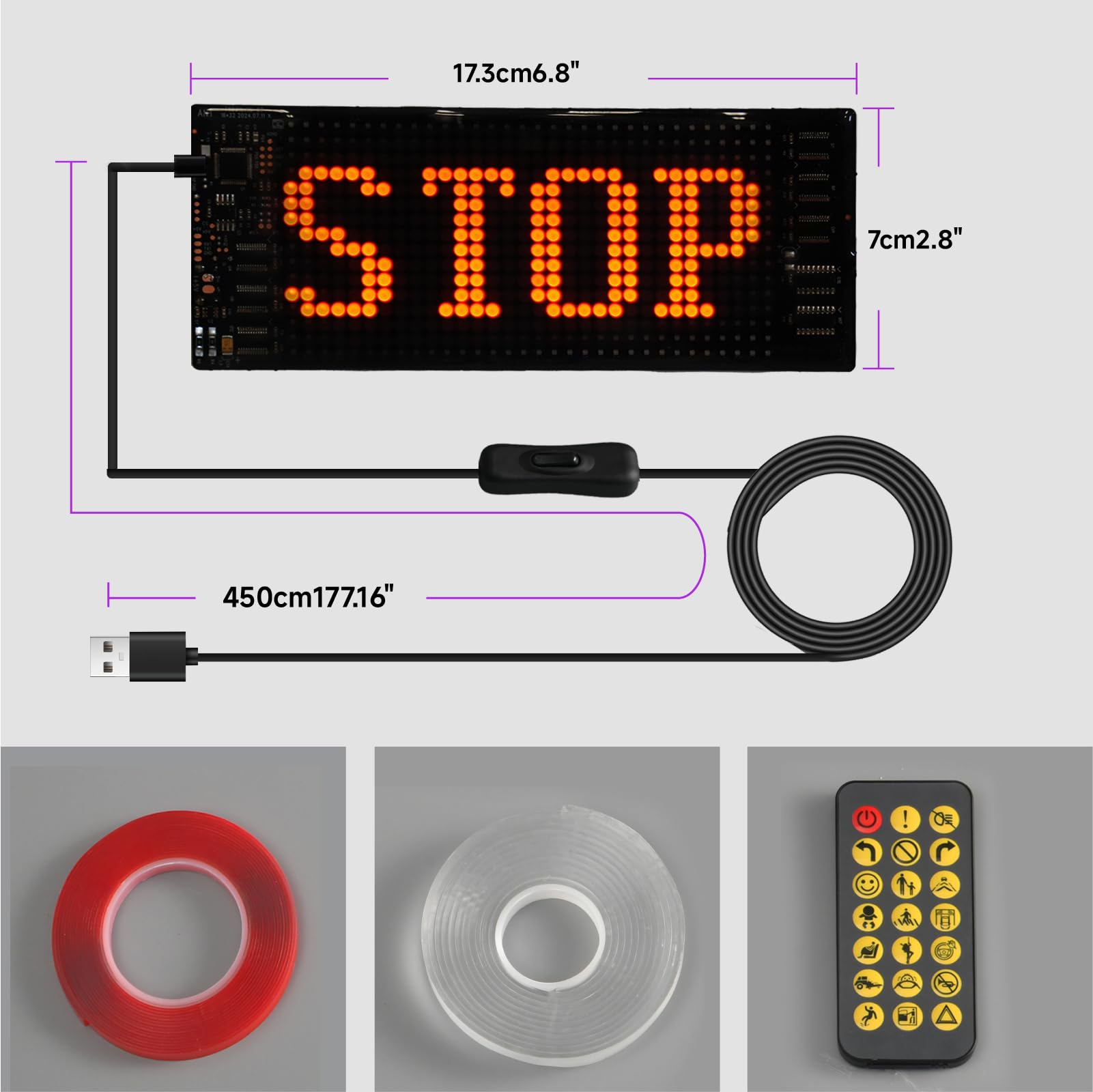 MasterAkoh sign fits cars, motorcycles, and more with easy mounting.