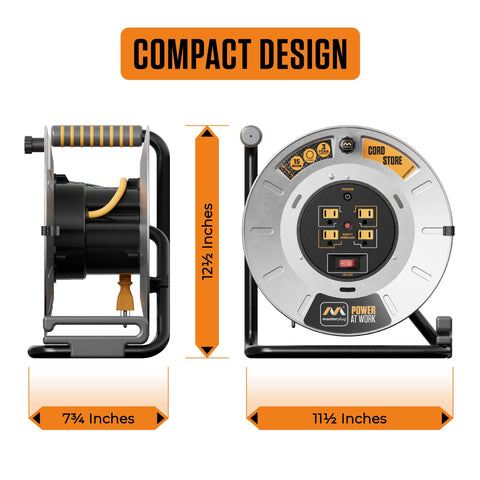 Masterplug portable power solution for workshops, garages, and job sites.