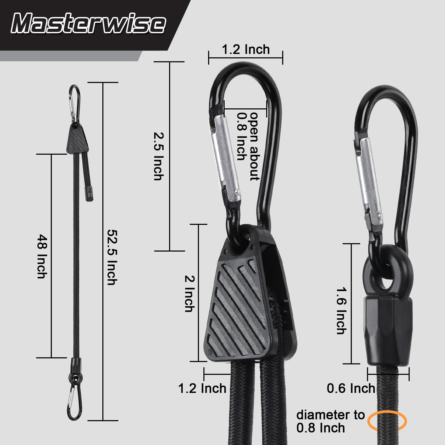 Masterwise dual-color splice design adds sturdiness and clarity.