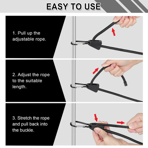 Masterwise screw-fixed cap keeps rope ends secure during handling.