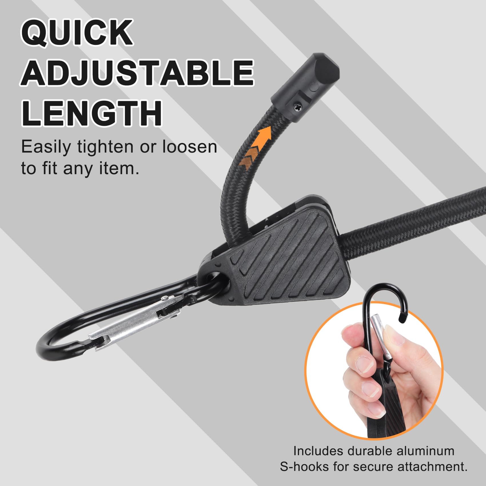 Masterwise versatile usage for camping, bikes, tarps, and travel.