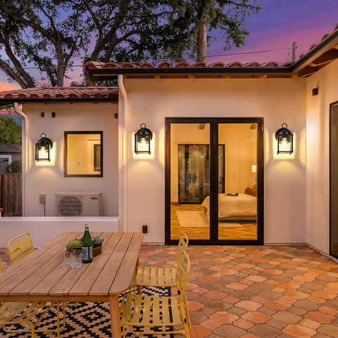 MATAMEYE porch light adds secure, ambient lighting to outdoor living spaces